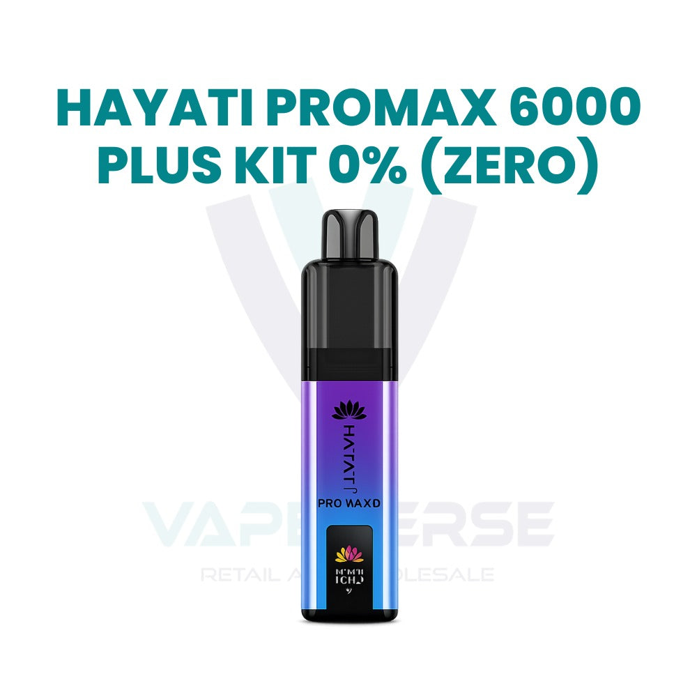 HAYATI PROMAX 6000 PLUS KIT 0MG (ZERO NICOTINE)