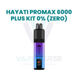 HAYATI PROMAX 6000 PLUS KIT 0MG (ZERO NICOTINE)