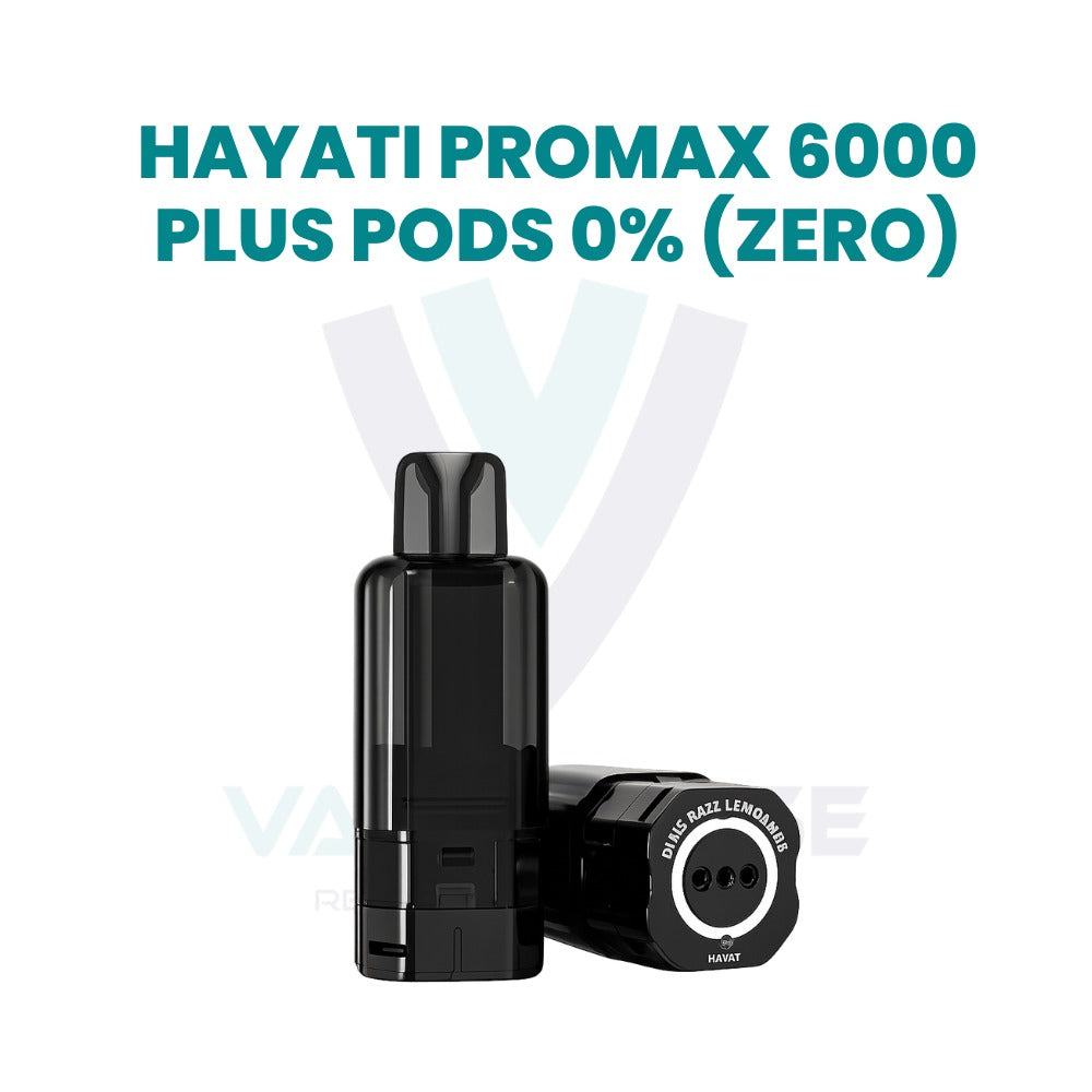 HAYATI PROMAX 6000 PLUS PODS 0MG (ZERO NICOTINE)