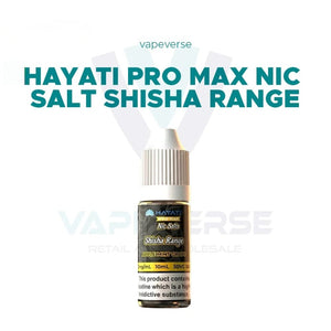 Hayati Pro Max Nic Salt Shisha Range