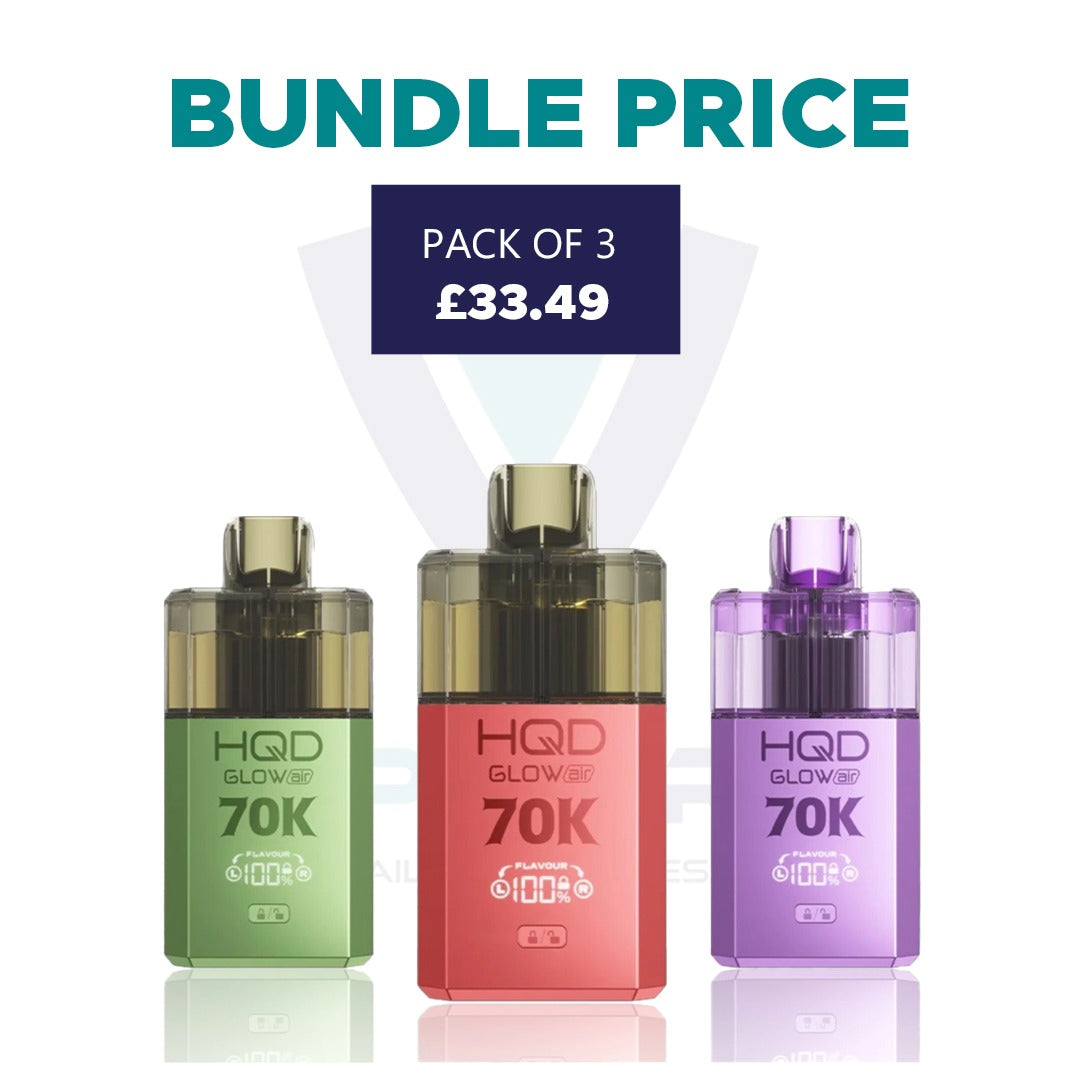 HQD Glow Air 70K Prefilled pod kit - £11.49