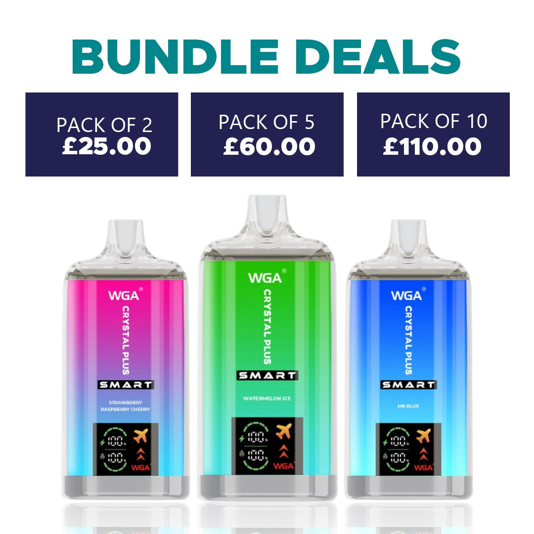 WGA Crystal Plus Smart 16000 Puffs Disposable Vape WGA Crystal Plus Smart 16000 Puffs Disposable Vape