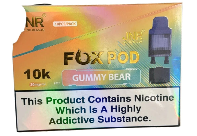JNR Fox 10K Refill Pod - Starting From £7.50