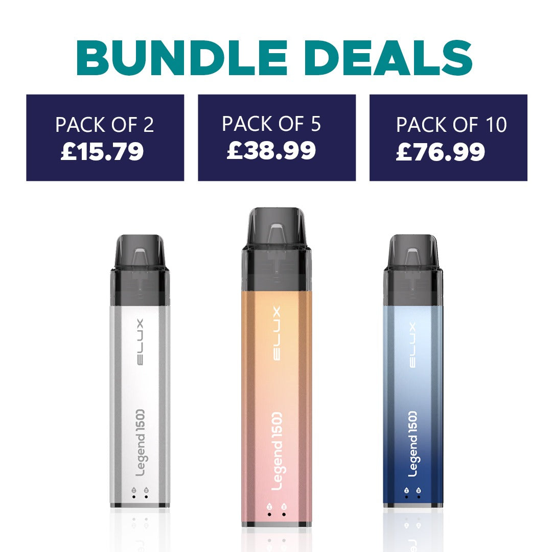 Elux Legend 1500 Puffs 2-in-1 Prefilled Pod Kit | Starting From 7.70 Elux Legend 1500 Puffs 2-in-1 Prefilled Pod Kit | Starting From 7.70