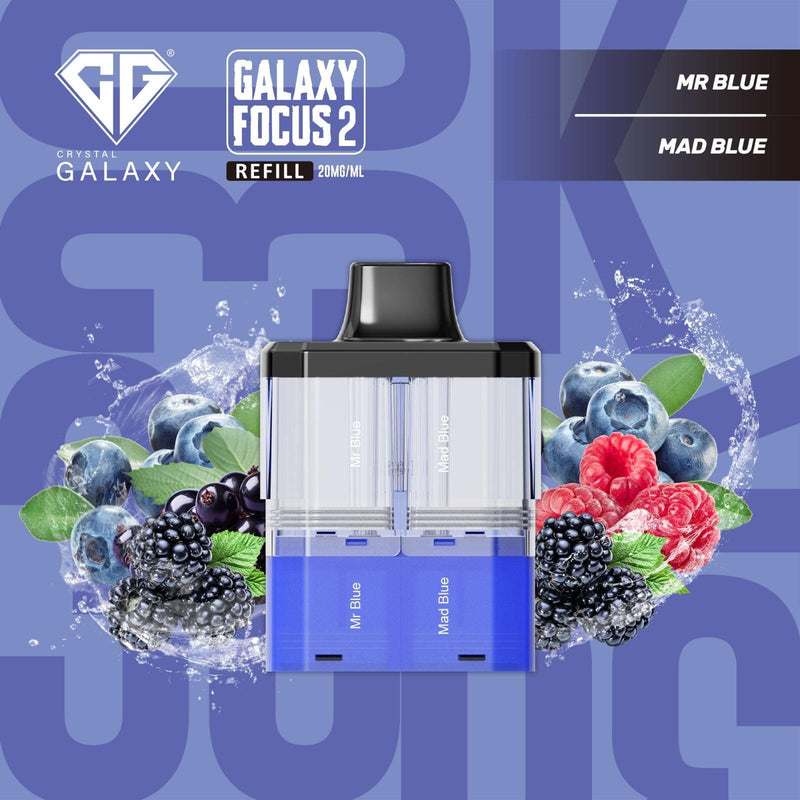 Crystal Galaxy Focus 2 30k Replacement Pack of 5