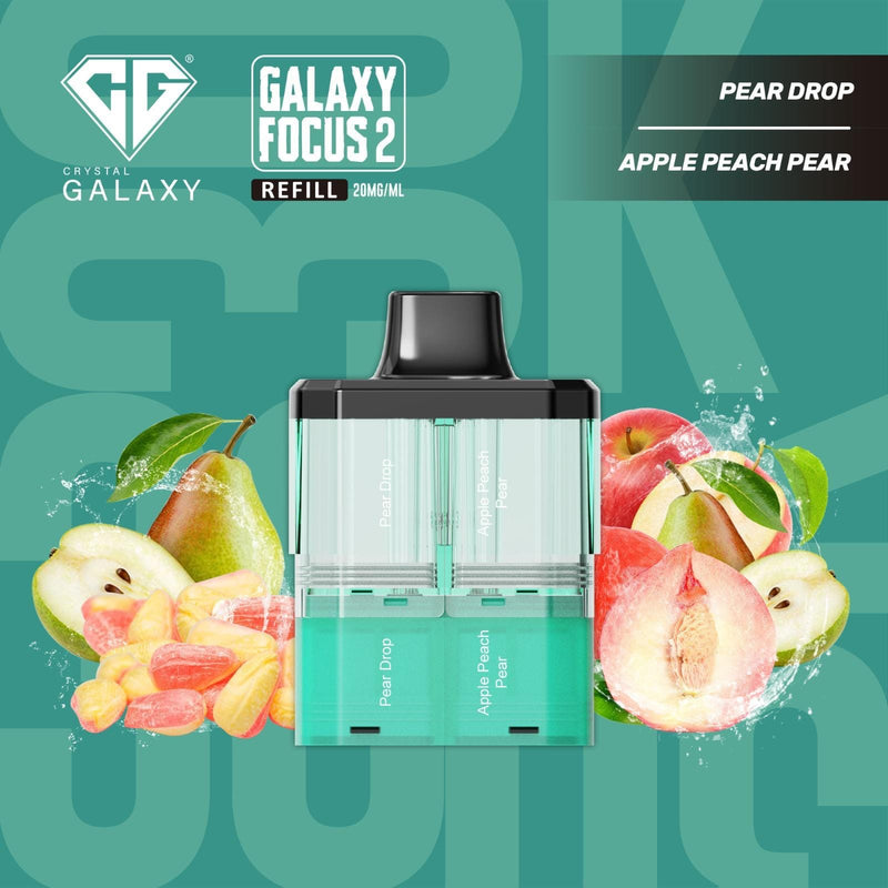 Crystal Galaxy Focus 2 30k Replacement Pack of 5