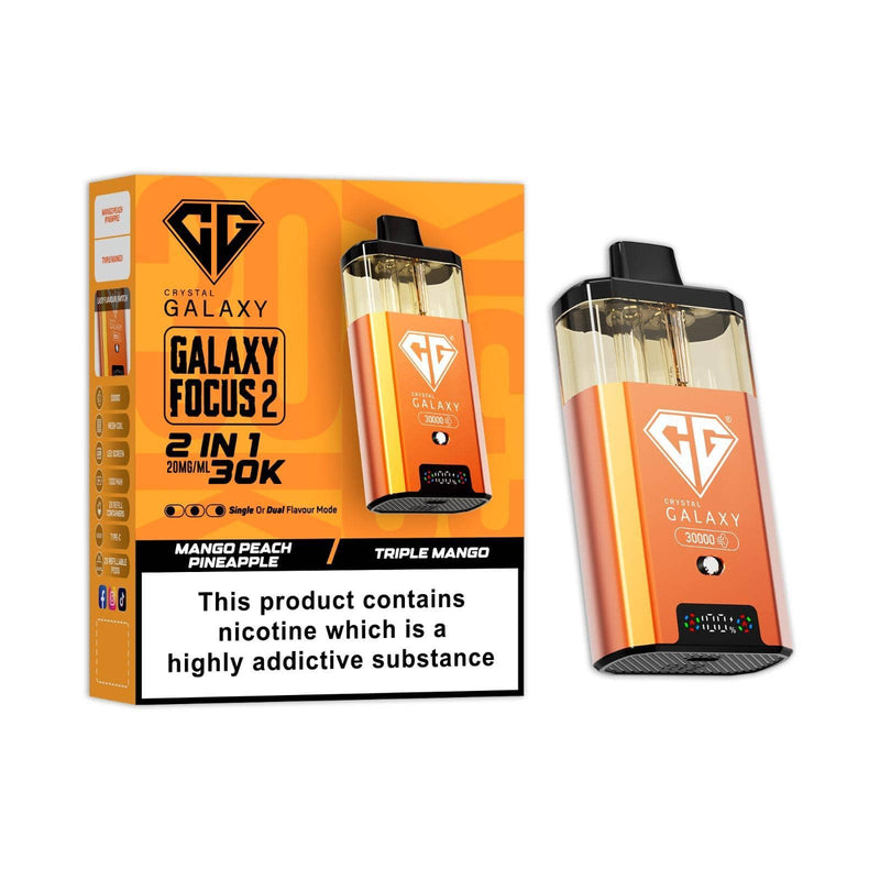 Crystal Galaxy 30k Focus 2 Prefilled Vape Kit - From £10.70