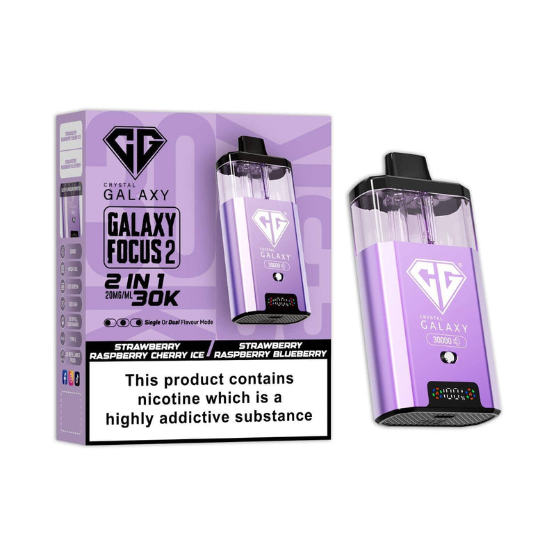 Crystal Galaxy 30k Focus 2 Prefilled Vape Kit - From £10.70