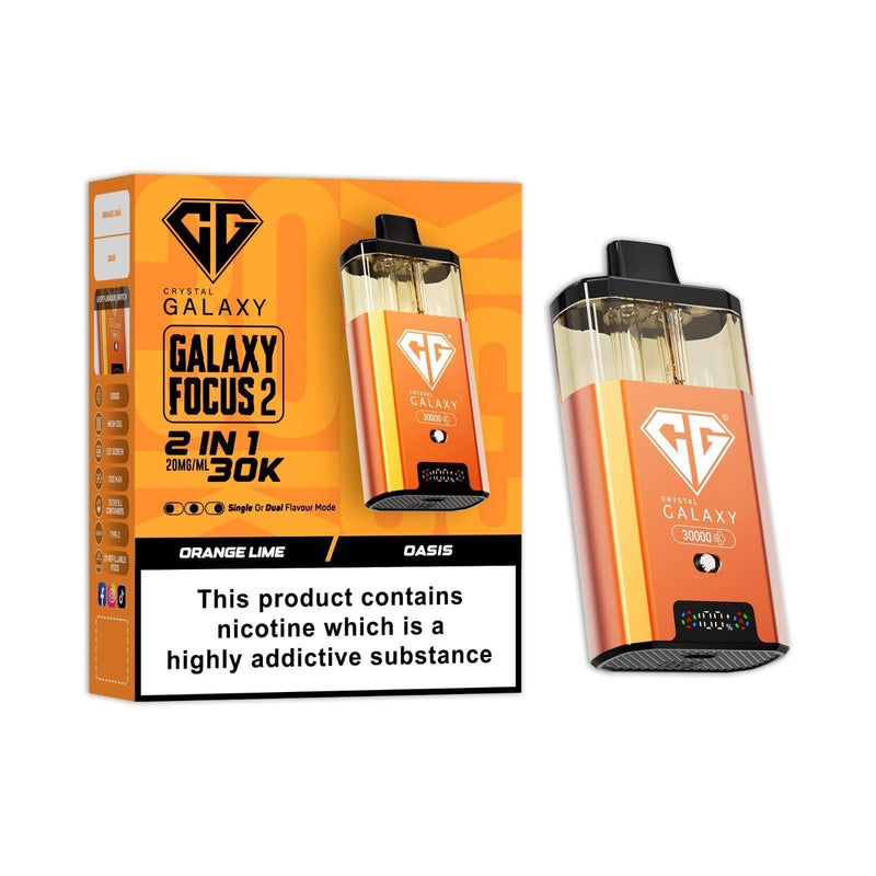 Crystal Galaxy 30k Focus 2 Prefilled Vape Kit - From £10.70
