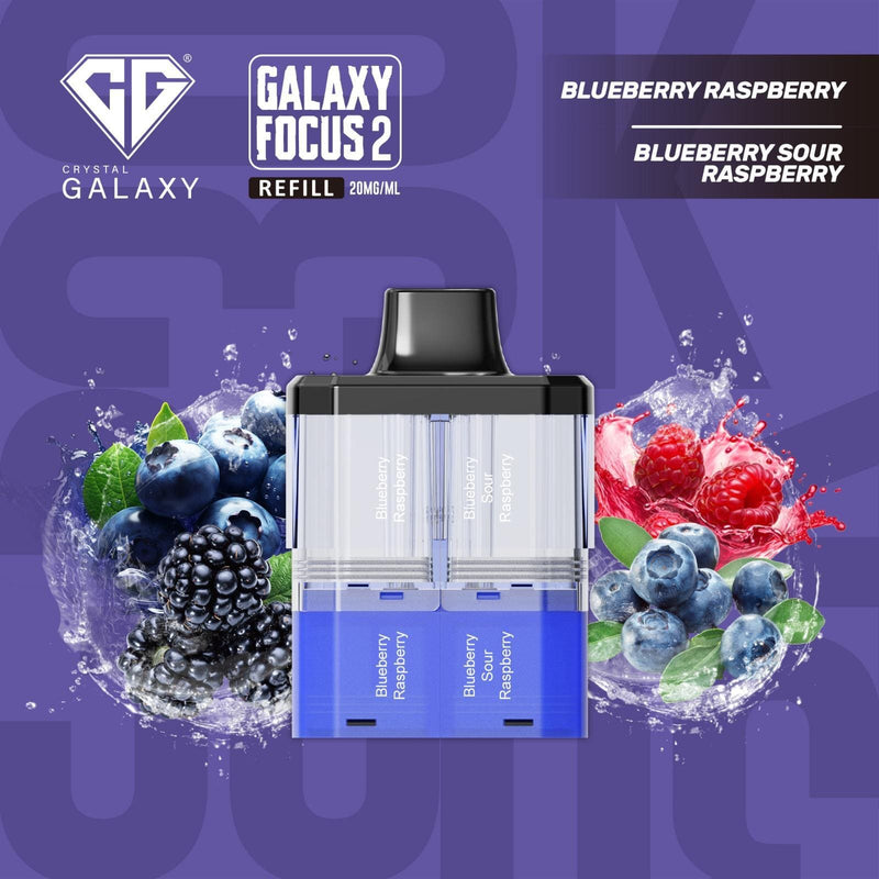 Crystal Galaxy Focus 2 30k Replacement Pack of 5