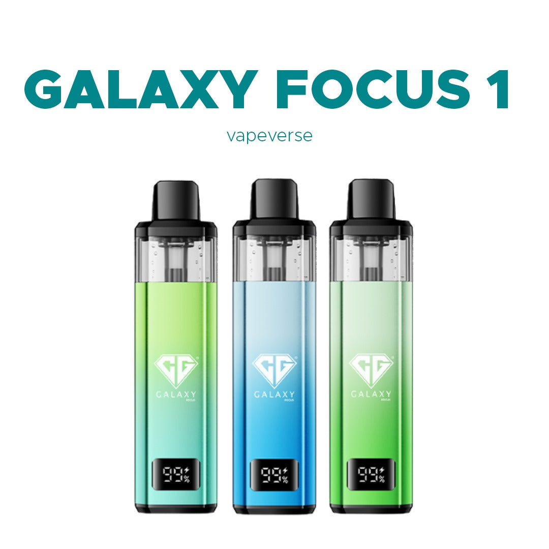 Galaxy Focus 1 ,6k Puffs prefilled pod kit - From 5.99 Galaxy Focus 1 ,6k Puffs prefilled pod kit - From 5.99