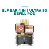 Elf bar 4 in 1 Ultra 50 Refill/Replacement Pod - From £7.99
