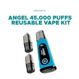 ANGEL® 45K, 45,000 Puffs Reusable Vape Kit