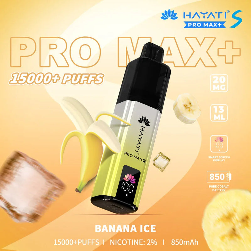 Hayati Pro Max Plus S 15000 Puffs Prefilled Pod Kit - From £10.99