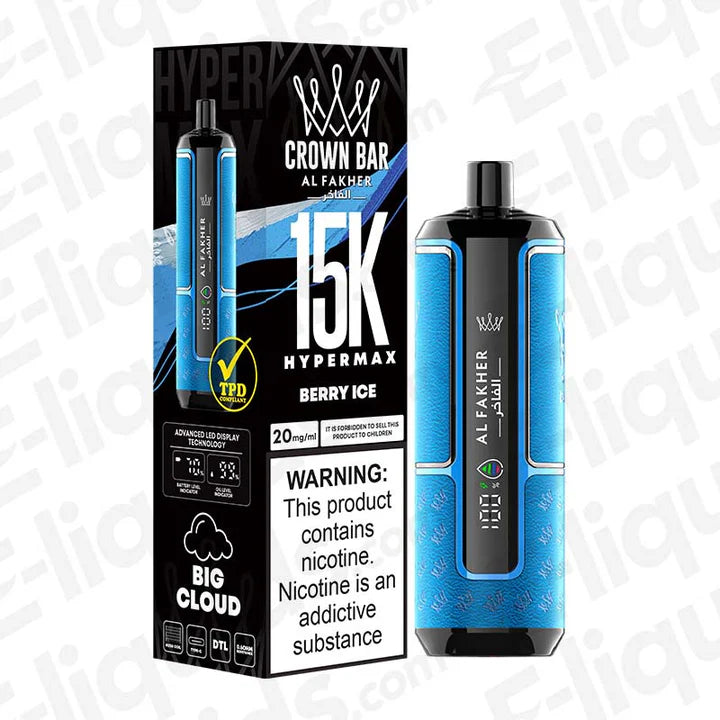Al Fakher Hypermax 15000 Puffs Disposable Vape | 5 Each Al Fakher Hypermax 15000 Puffs Disposable Vape | 5 Each