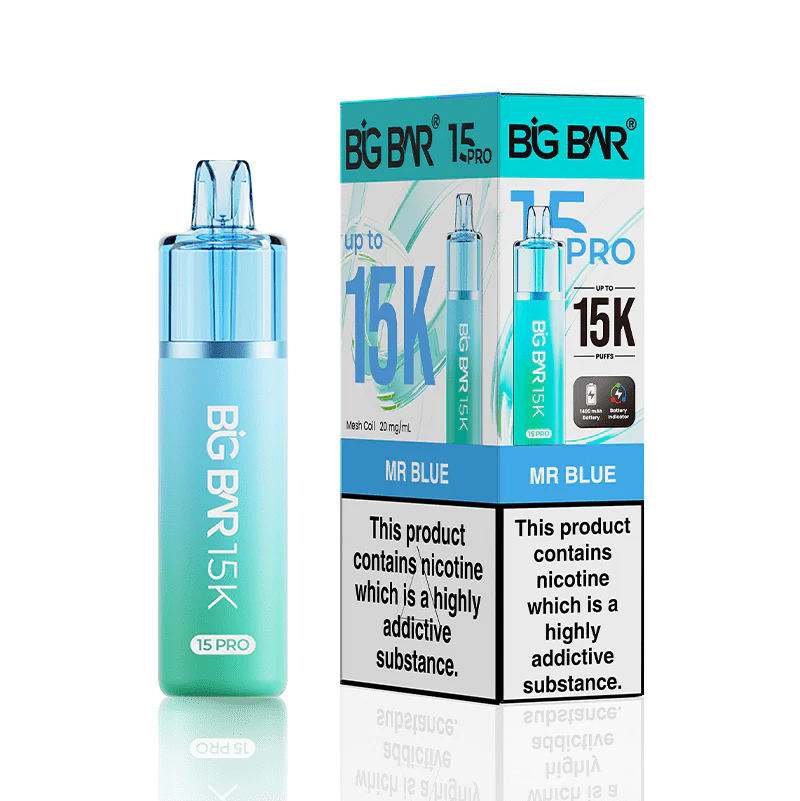 Big Bar 15K Pro, 15,000 Puffs Prefilled Pod Kit