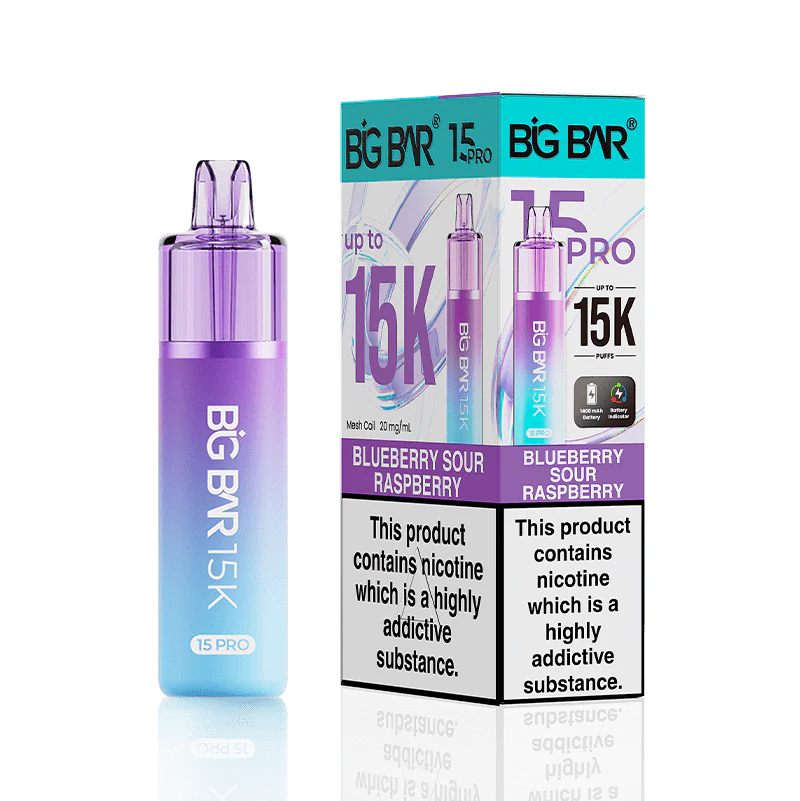 Big Bar 15K Pro, 15,000 Puffs Prefilled Pod Kit
