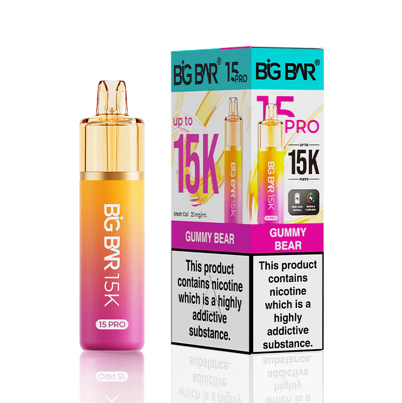 Big Bar 15K Pro, 15,000 Puffs Prefilled Pod Kit