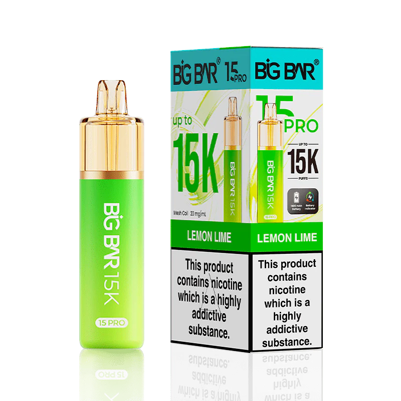 Big Bar 15K Pro, 15,000 Puffs Prefilled Pod Kit