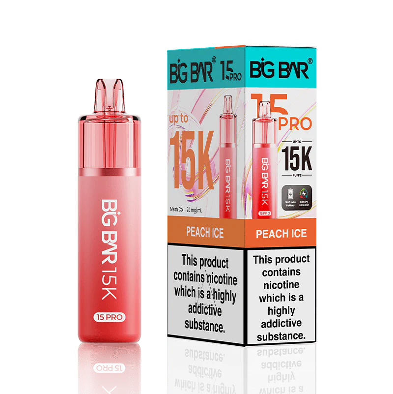 Big Bar 15K Pro, 15,000 Puffs Prefilled Pod Kit