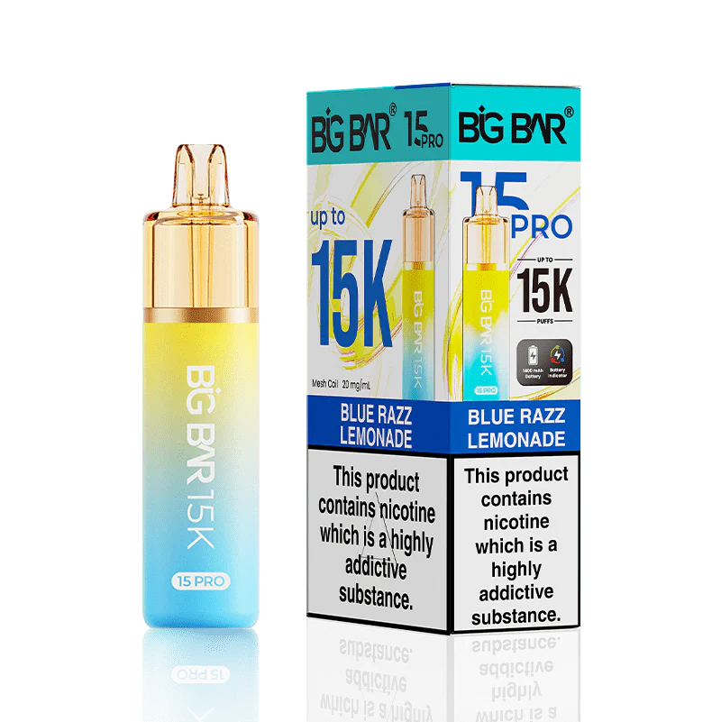 Big Bar 15K Pro, 15,000 Puffs Prefilled Pod Kit