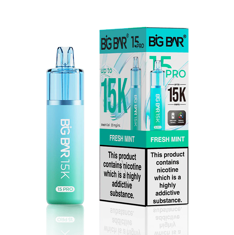 Big Bar 15K Pro, 15,000 Puffs Prefilled Pod Kit