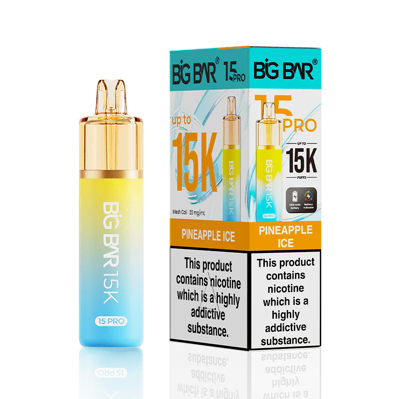 Big Bar 15K Pro, 15,000 Puffs Prefilled Pod Kit