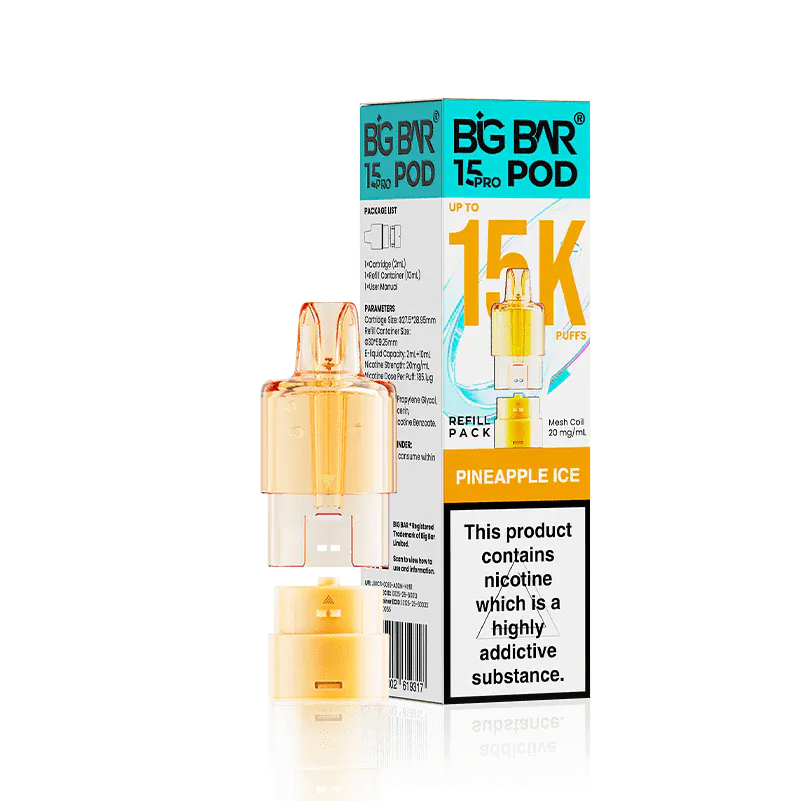 Big Bar 15K Pro Prefilled Pod Refill