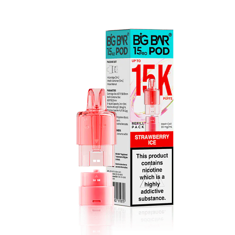 Big Bar 15K Pro Prefilled Pod Refill