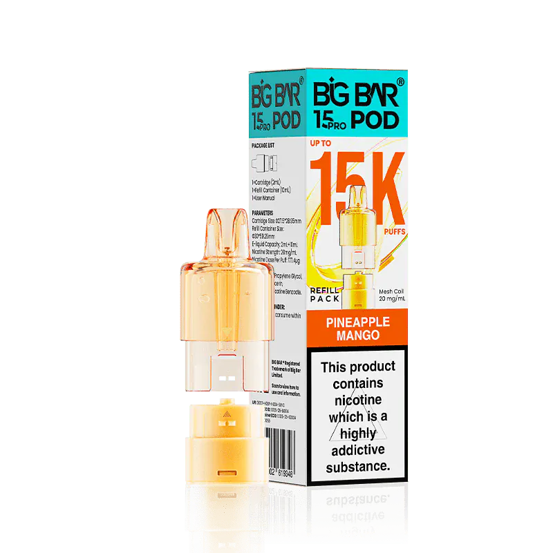 Big Bar 15K Pro Prefilled Pod Refill