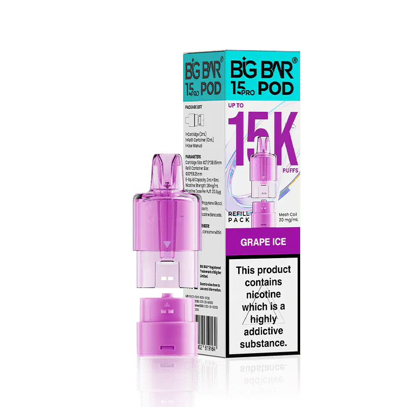 Big Bar 15K Pro Prefilled Pod Refill