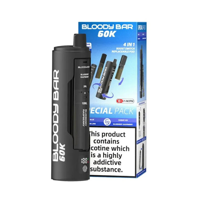 Bloody Bar 60K Puffs 4 in 1 Prefilled Pod Kit - Starting From £13.85