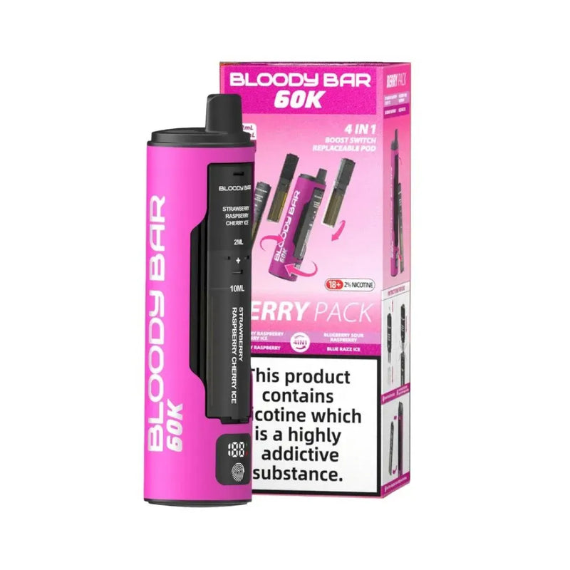 Bloody Bar 60K Puffs 4 in 1 Prefilled Pod Kit - Starting From £13.85