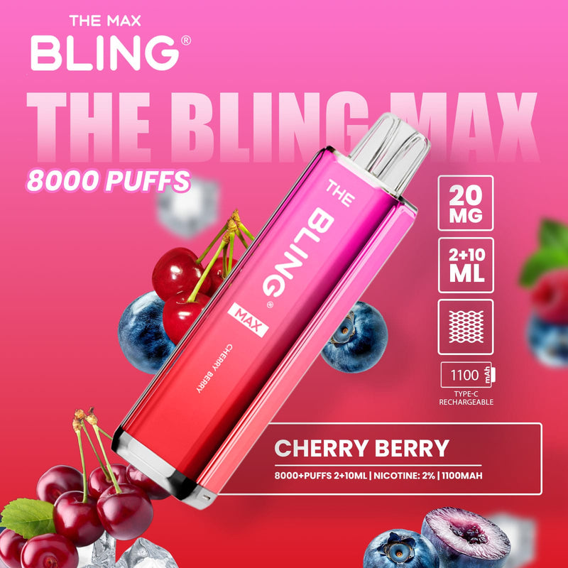 Cherry Berry flavor The Crystal Bling Max 