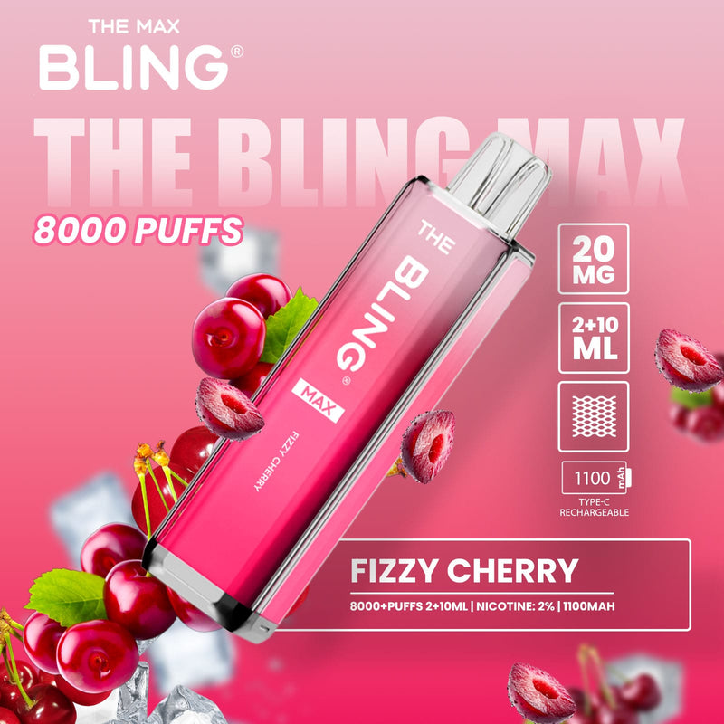 The Bling Max 8000 Puffs Prefilled Pod Vape - Starting From £7.60