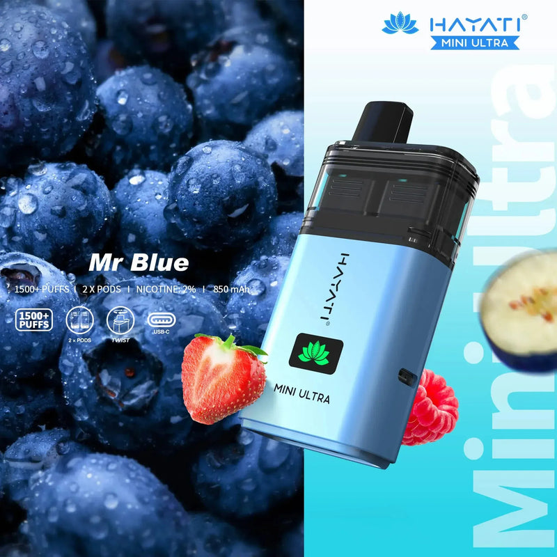 Hayati Mini Ultra 1500 Prefilled Pod Kit - £5.99 Only