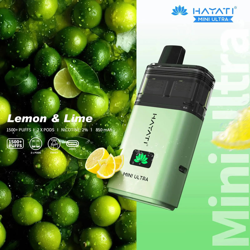 Hayati Mini Ultra 1500 Prefilled Pod Kit - £5.99 Only