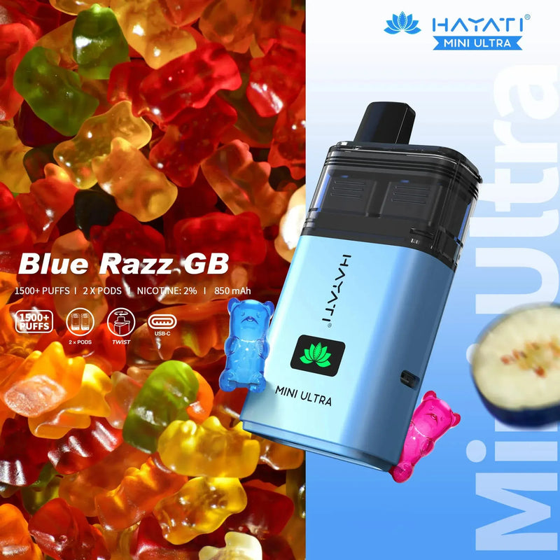 Hayati Mini Ultra 1500 Prefilled Pod Kit - £5.99 Only