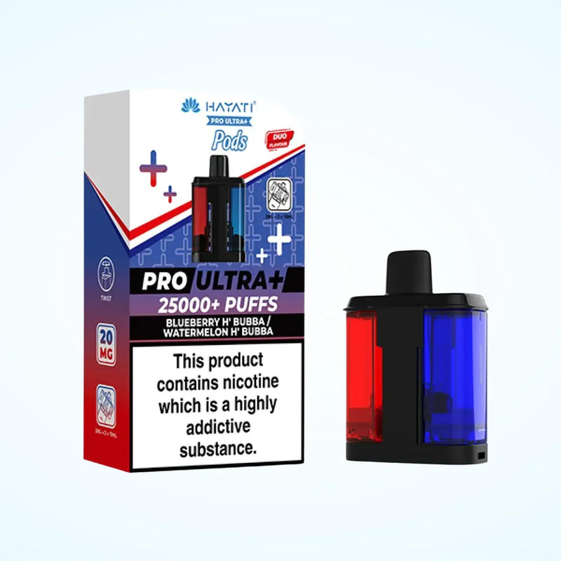 Hayati Pro Ultra Plus 25000 prefilled Refill Pods