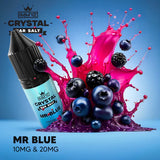 MR Blue 10 & 20MG immyz crystal bar salt 