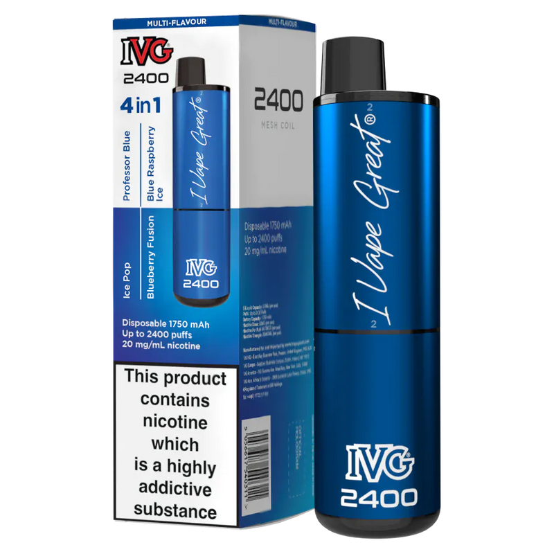 IVG 2400 Puffs Prefilled Pod Vape - From £7.50