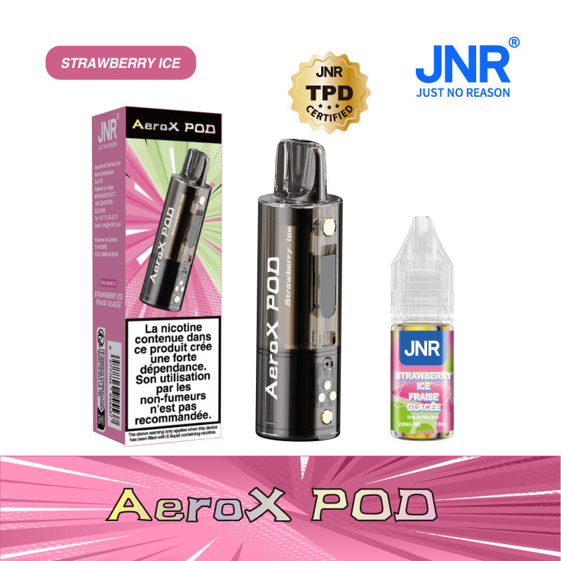 JNR AeroX Pod + JNR Liquid JNR AeroX Pod + JNR Liquid