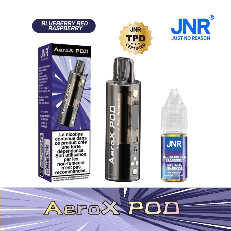 JNR AeroX Pod + JNR Liquid JNR AeroX Pod + JNR Liquid