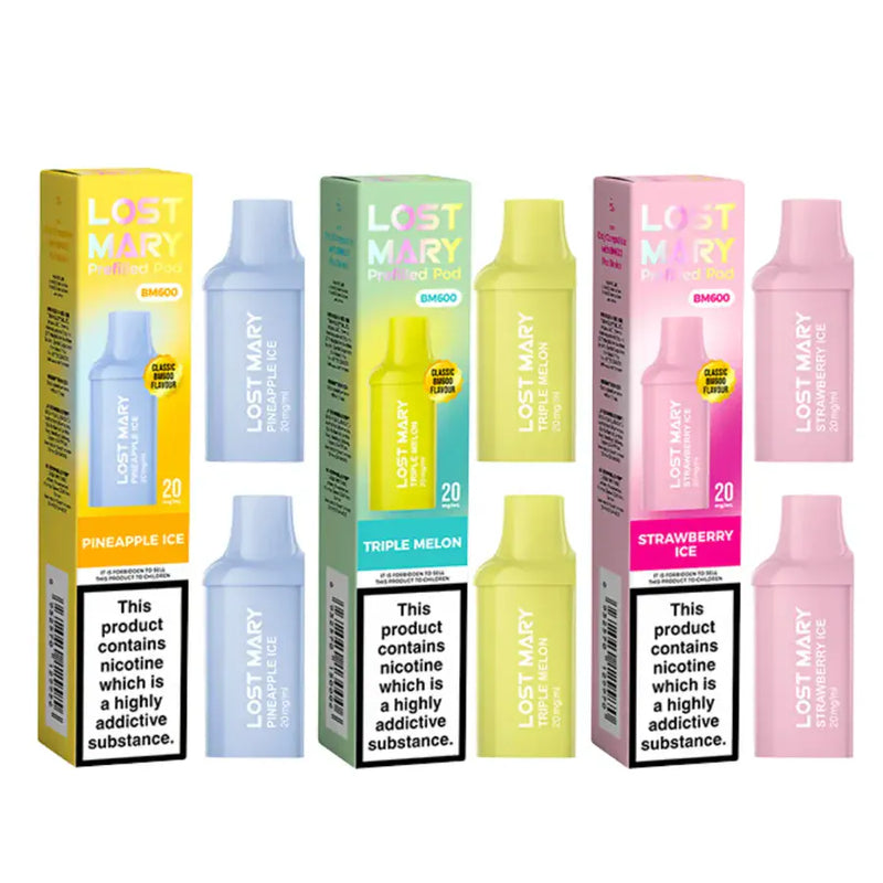 Lost Mary BM600 Prefilled Replacement Pods - Starting From £3.99