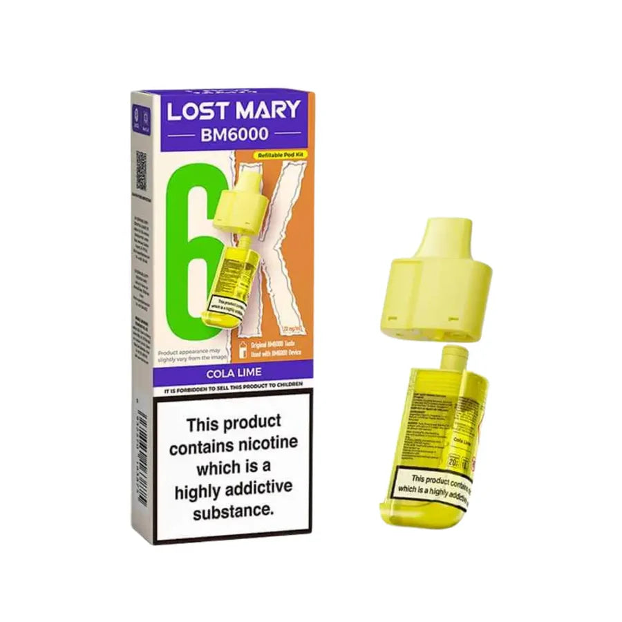 Lost Mary BM6000 Prefilled Refill Pod - 6.99 Only Lost Mary BM6000 Prefilled Refill Pod - 6.99 Only