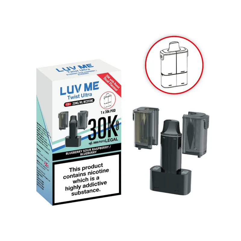 Luv Me Twist Ultra 30K Refillable Pod - From £5.99