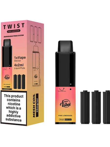 Happy Vibes Twist 2400 Puffs Disposable Vape