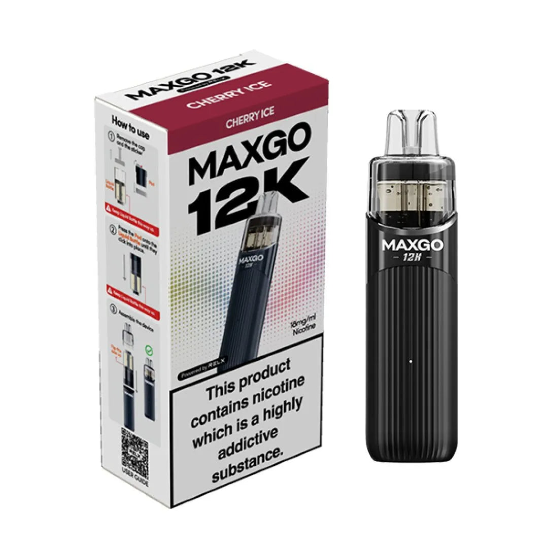 Relx Maxgo 12K Puffs Prefilled Vape Kit | From 8.00 Relx Maxgo 12K Puffs Prefilled Vape Kit | From 8.00
