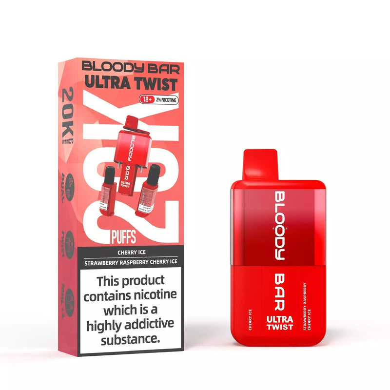 Bloody Bar Ultra Twist 20k Prefilled Pod Kit - From £10.00