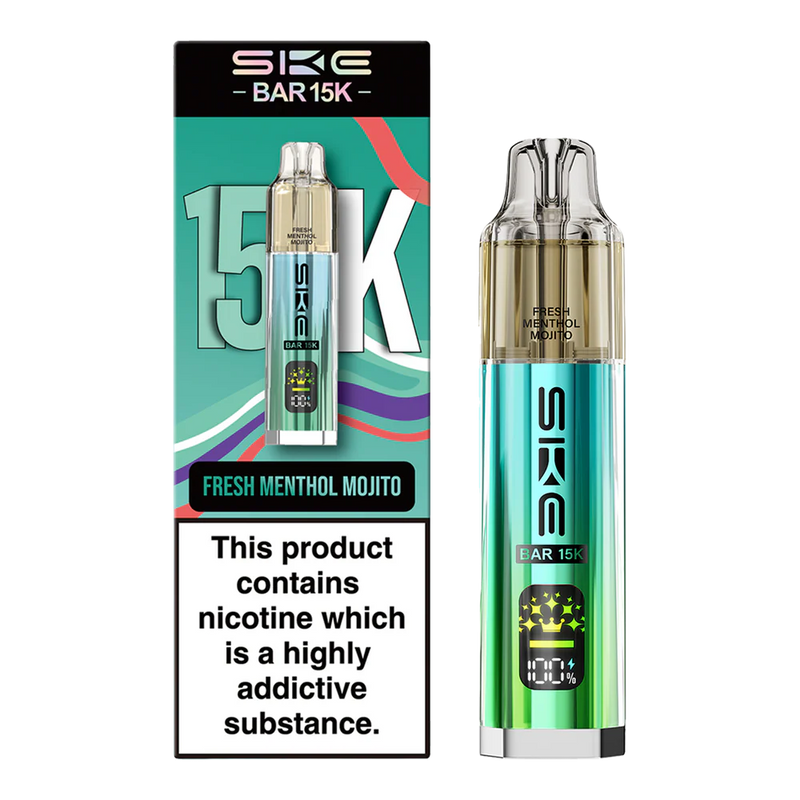 SKE Bar 15K , 15,000 Puffs Prefilled Pod Kit - From £8.60